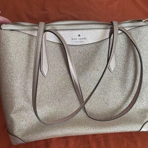 Kate Spade Sparkling Rose Gold medium Tote